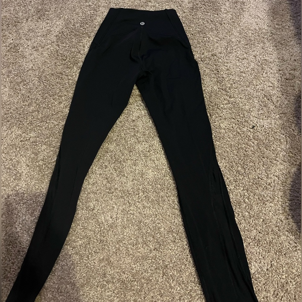 LuluLemon Black Leggings Size 0 Authentic and Good Condition